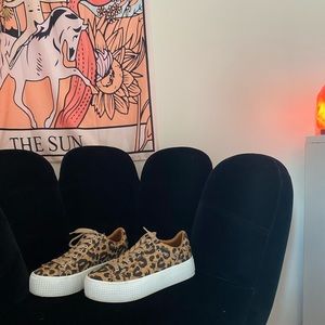 Steve Madden leopard platform